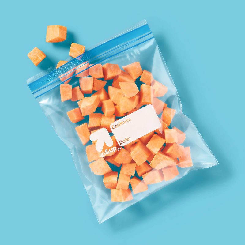 slide 2 of 4, Quart Freezer Storage Bags - 25ct - up&up™, 25 ct