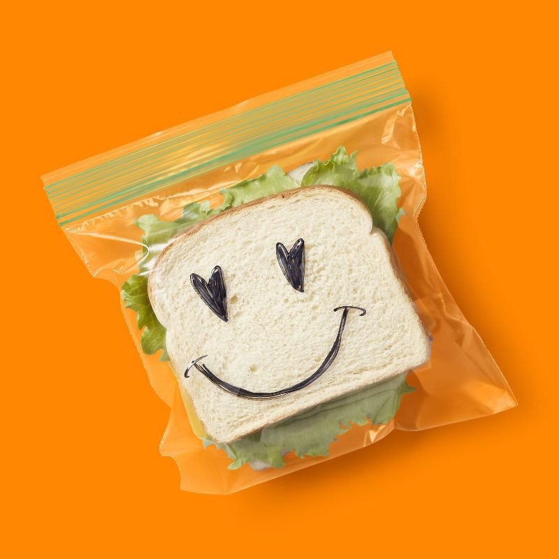 slide 2 of 4, Sandwich Storage Bags - 90ct - up&up™, 90 ct