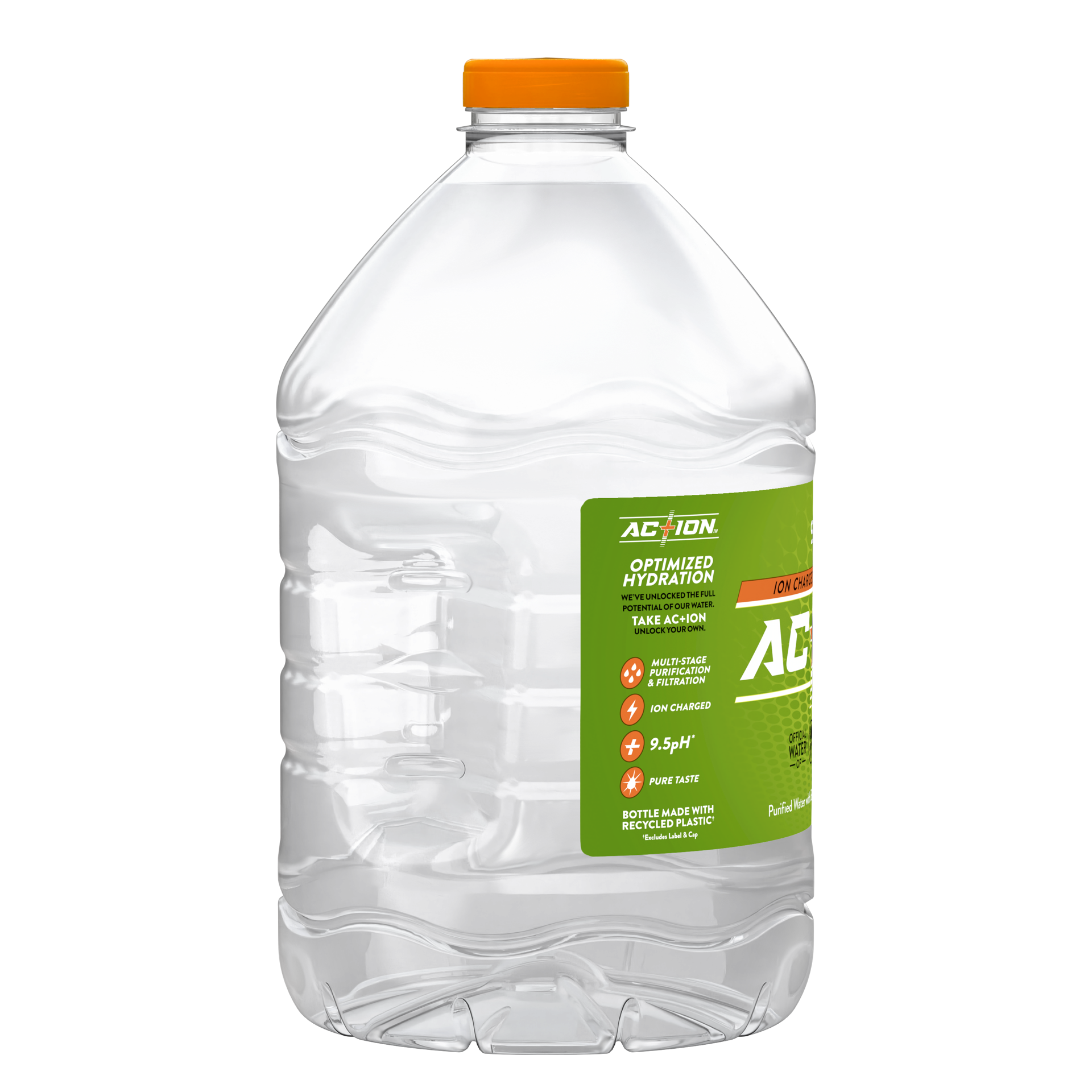 slide 2 of 4, AC+ION, Ion Charged Alkaline Water, 3 Liter, Water Bottle, 101.4 oz