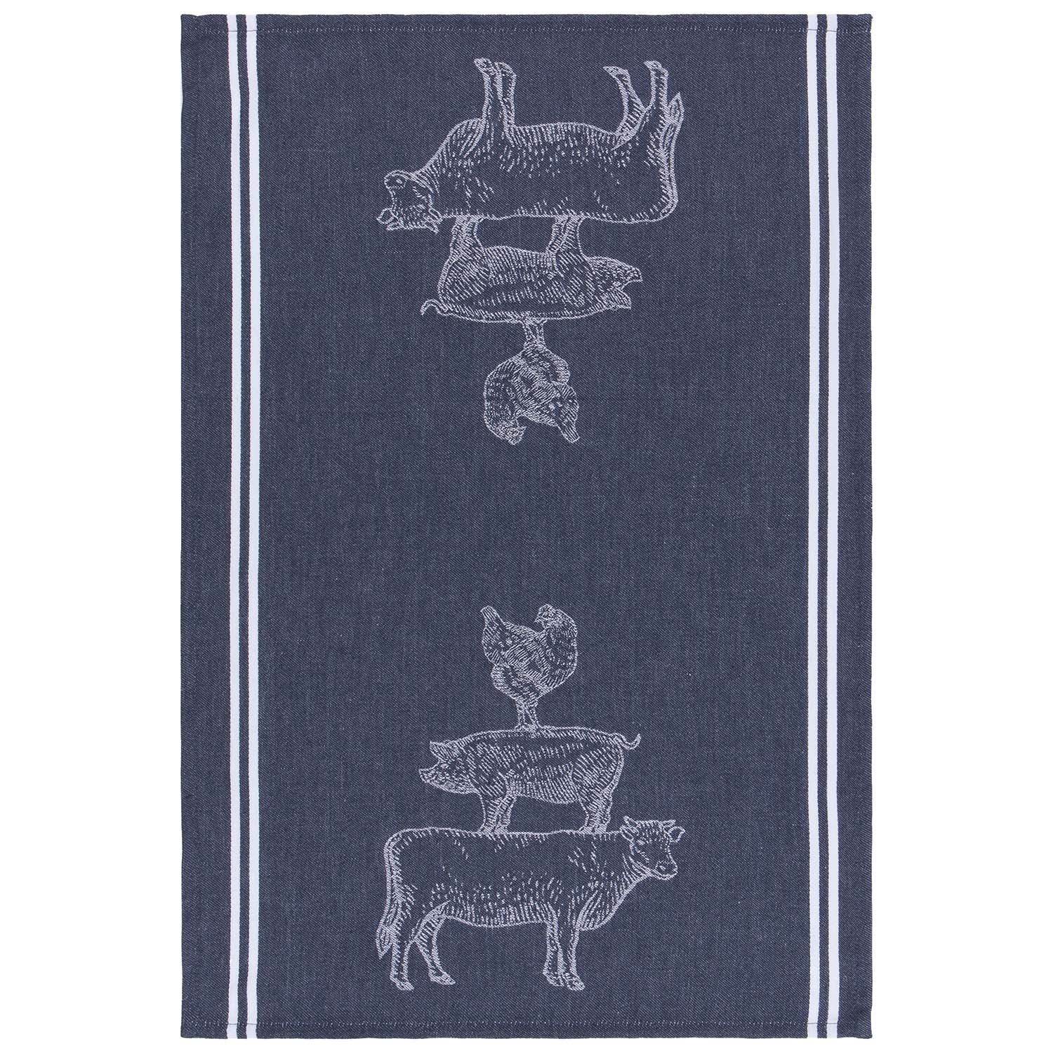 slide 1 of 1, Now Designs Jacquard BBQ Kitchen Towel, 28 in x 18 in