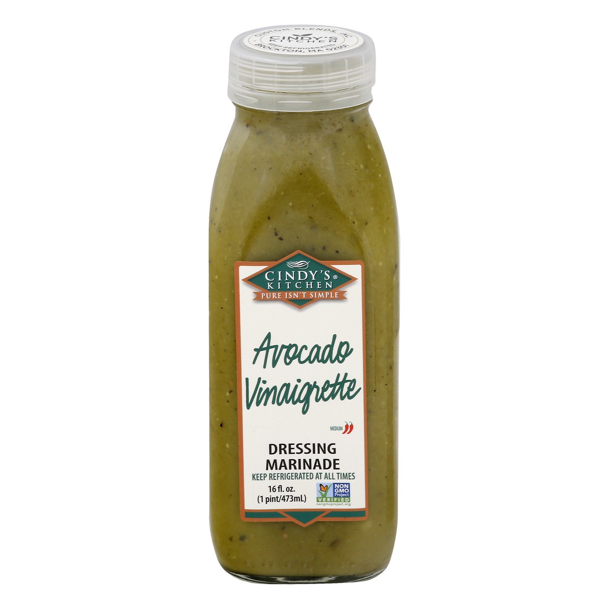 slide 1 of 9, Cindy's Kitchen Medium Avocado Vinaigrette Dressing Marinade 16 oz, 16 oz