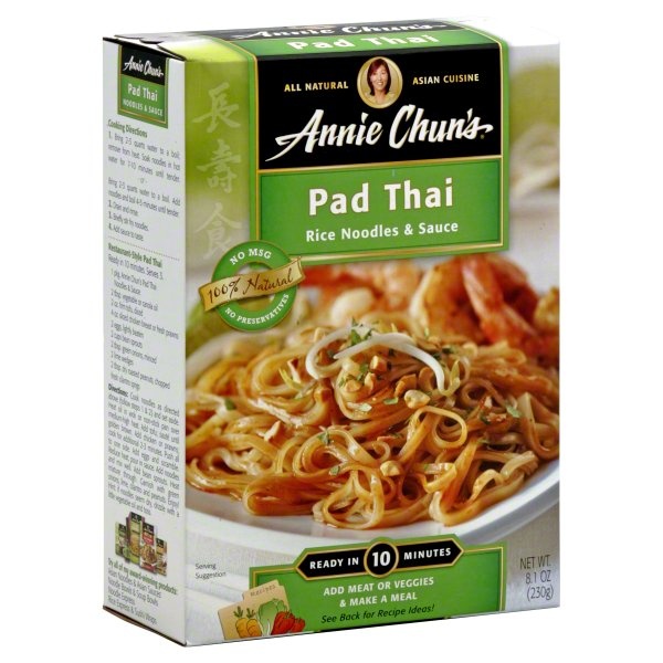 slide 1 of 1, Annie Chun's Rice Noodles & Sauce, Pad Thai, 8.1 oz