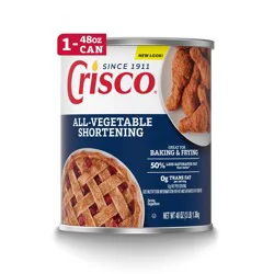 Crisco All-Vegetable Shortening, Gluten- Free, 48 oz