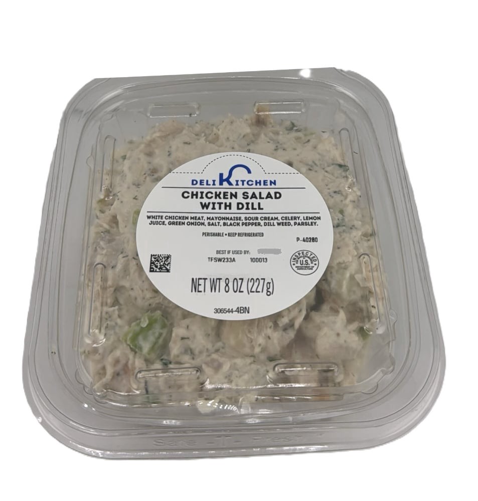 slide 1 of 1, Deli Kitchen Chicken Salad With Dill, 8 oz