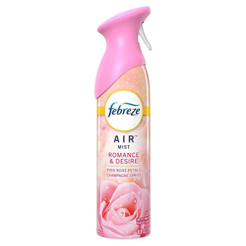 slide 10 of 10, Febreze Air Freshener Spray, Odor-Fighting Room Spray, Romance & Desire Scent, 8.8oz, 1 Count, 8.8 oz
