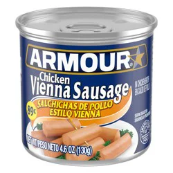 Armour Chicken Vienna Sausage, 7g Protein Per serving, 4.6 oz Can