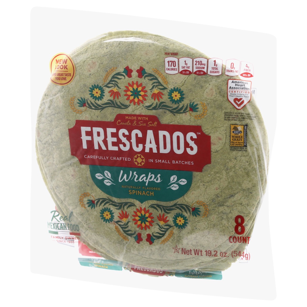 slide 3 of 9, Frescados Spinach Tortilla Wrap 8Ct, 8 ct