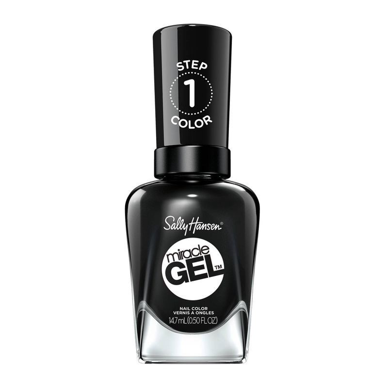 slide 1 of 9, Sally Hansen Miracle Gel Nail Color - Blacky O 460 - 0.5 fl oz, 460 x 0.5 fl oz