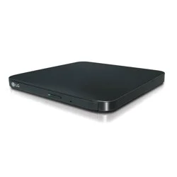 LG Electronics LG 8x Portable External DVD/RW Drive - Black (SP80)