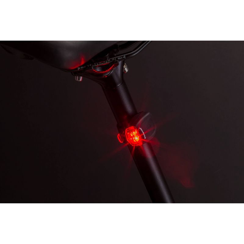 slide 3 of 10, Schwinn Quick Wrap Bike Lights 2LED - Black, 1 ct