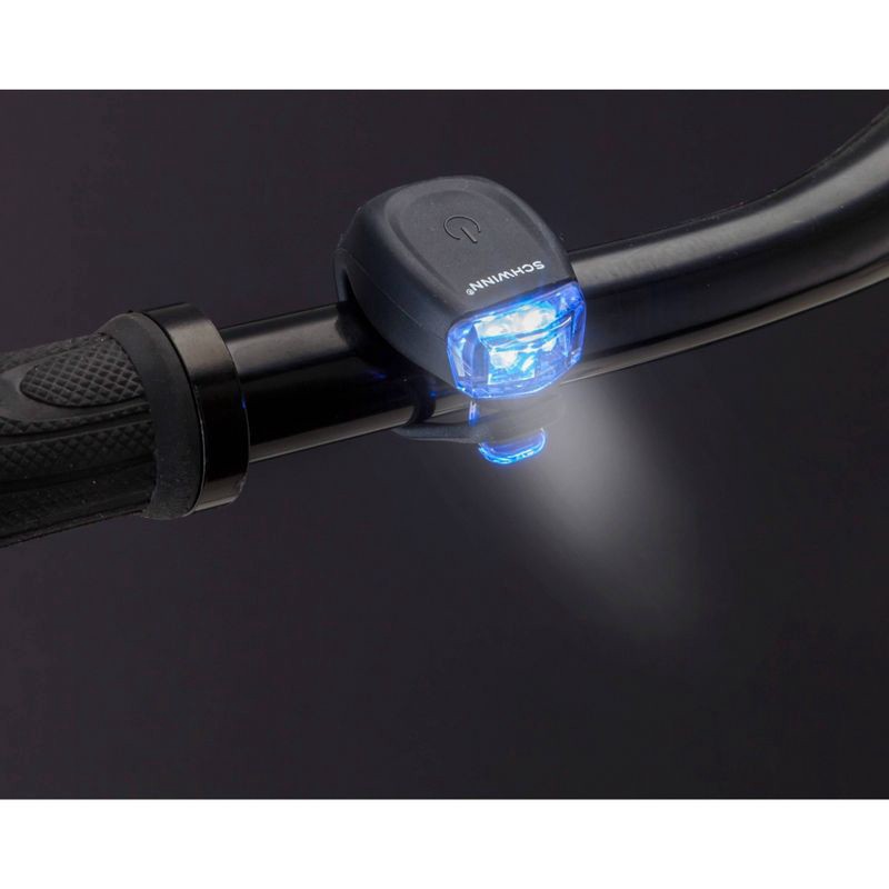 slide 4 of 10, Schwinn Quick Wrap Bike Lights 2LED - Black, 1 ct