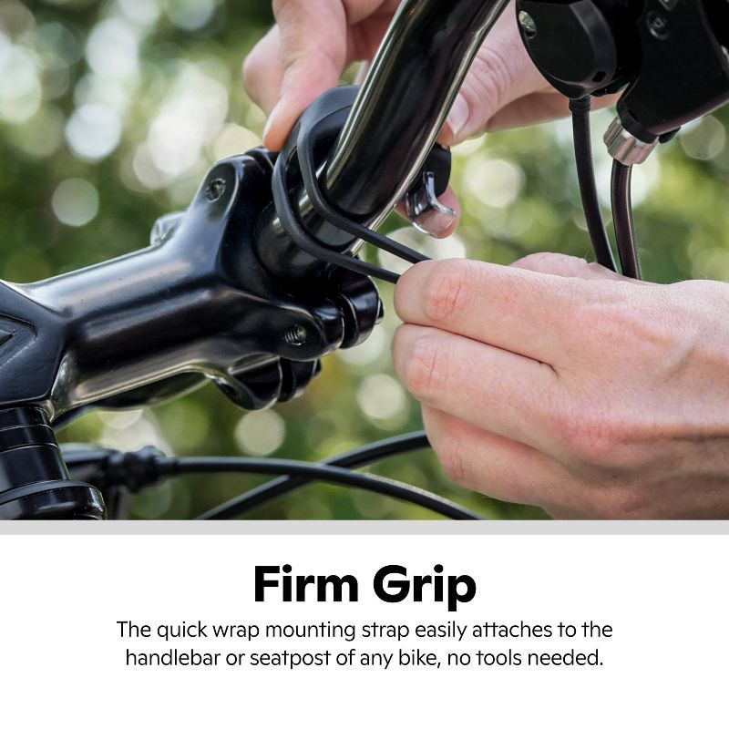 slide 9 of 10, Schwinn Quick Wrap Bike Lights 2LED - Black, 1 ct