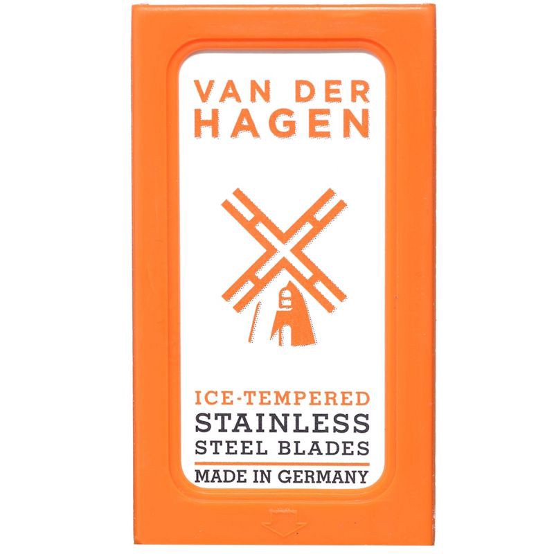 slide 2 of 3, Van der Hagen Double Edge Steel Razor Blades - 5ct, 5 ct