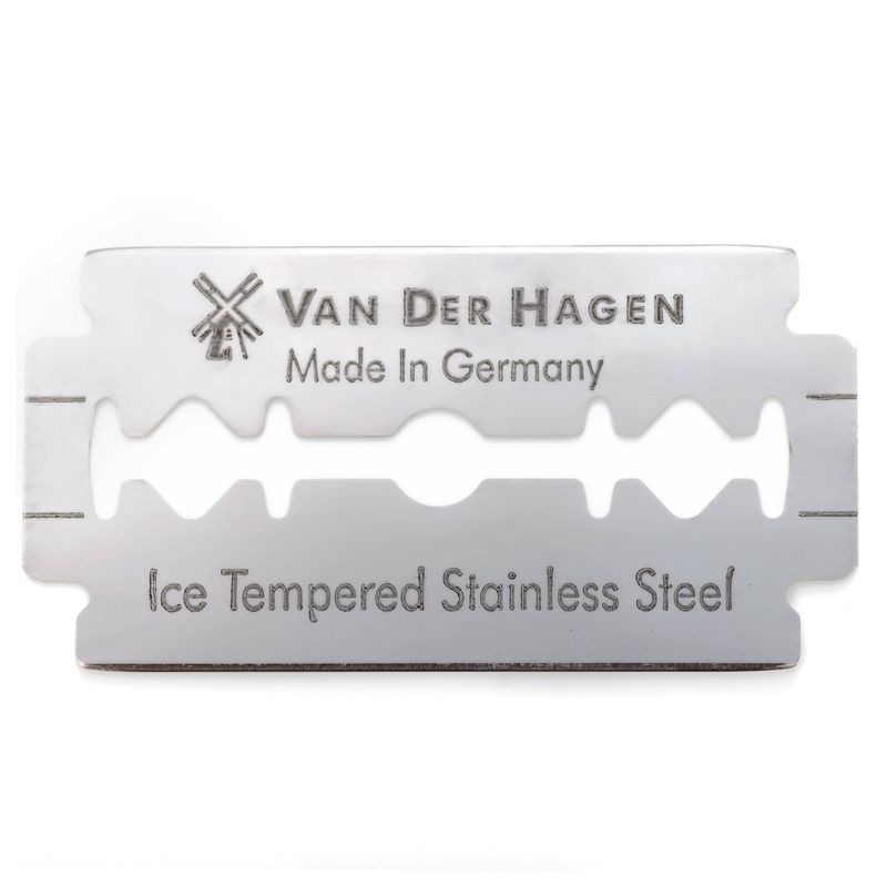 slide 3 of 3, Van der Hagen Double Edge Steel Razor Blades - 5ct, 5 ct