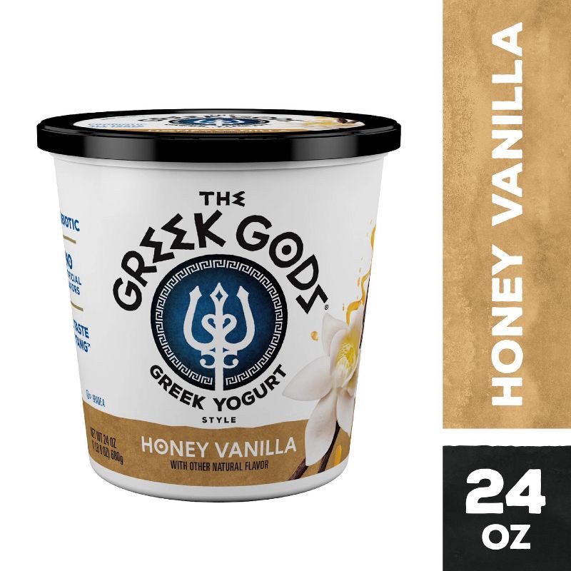 slide 5 of 7, The Greek Gods Honey Vanilla Greek Yogurt - 24oz, 24 oz