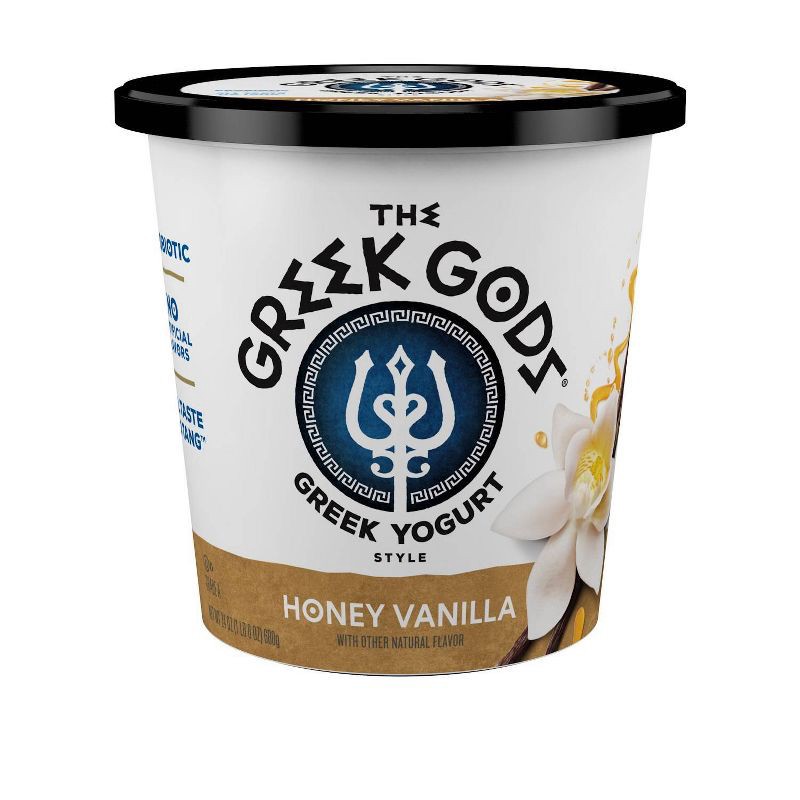 slide 1 of 7, The Greek Gods Honey Vanilla Greek Yogurt - 24oz, 24 oz