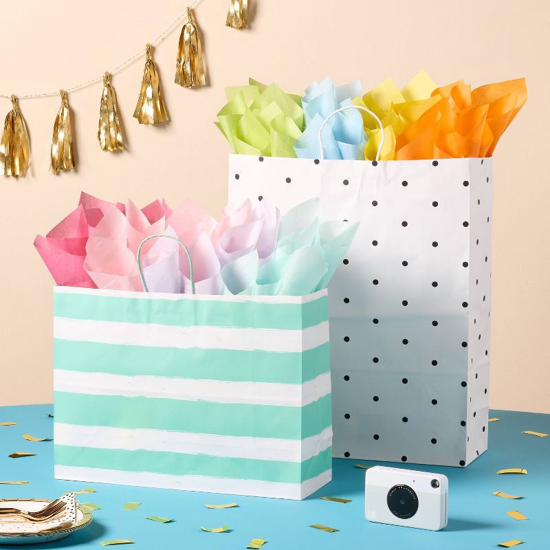 slide 2 of 3, 50ct Tissue Paper Pastel and Bright Colors - Spritz™, 50 ct