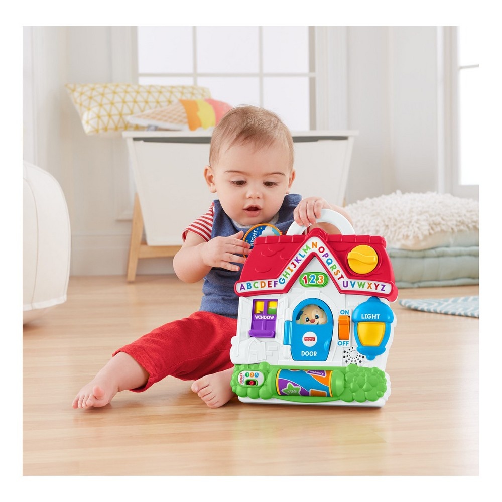 Fisher price laugh and learn puppy's busy activity clearance home