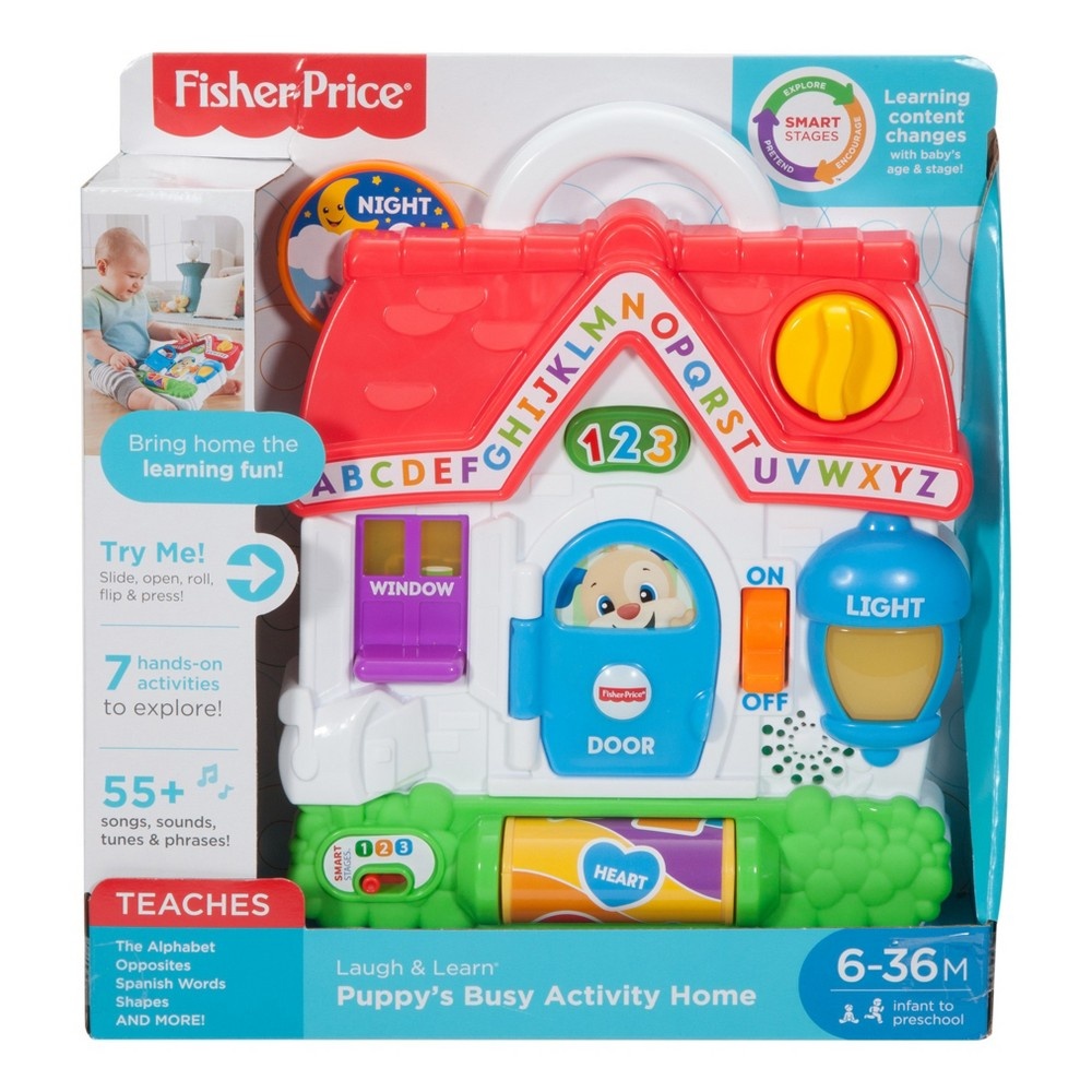 slide 11 of 12, Fisher-Price Laugh & Learn Puppy's Busy Activity Home, 1 ct