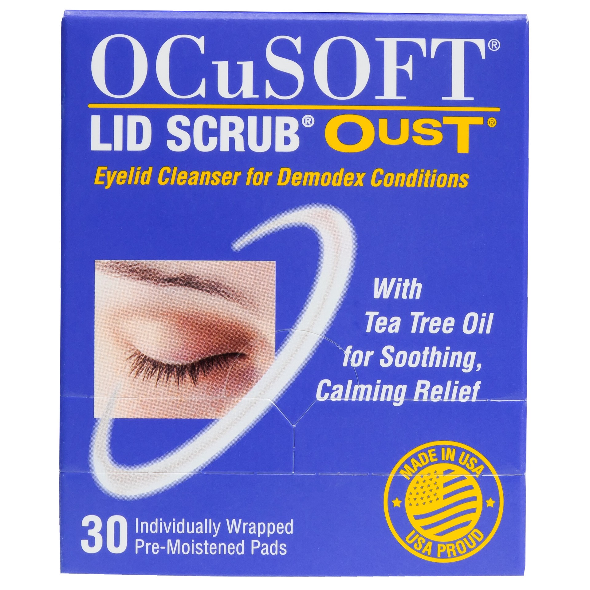 Ocusoft Lid Scrub Oust Eyelid Cleanser 30 Ct 30 Ct Shipt 