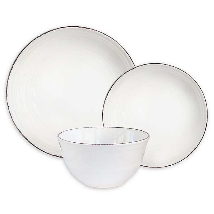 slide 1 of 1, American Atelier Madelyn Dinnerware Set - White, 12 ct