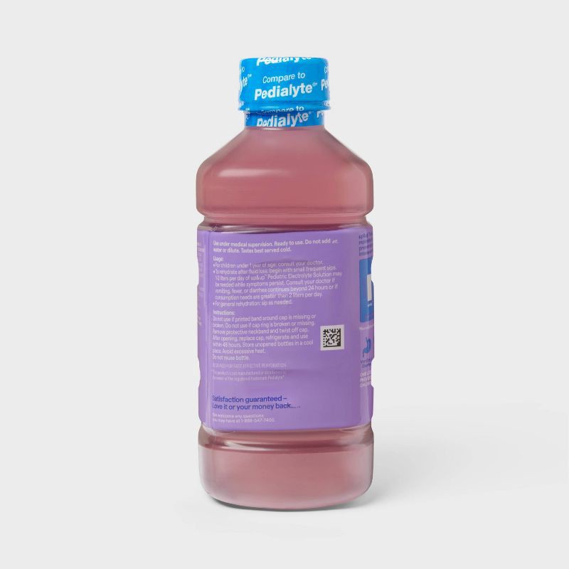 slide 3 of 6, Pediatric Oral Electrolyte Solution - Grape - 33.8 fl oz - up&up™, 33.8 fl oz