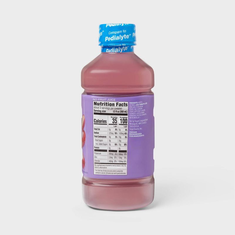 slide 4 of 6, Pediatric Oral Electrolyte Solution - Grape - 33.8 fl oz - up&up™, 33.8 fl oz