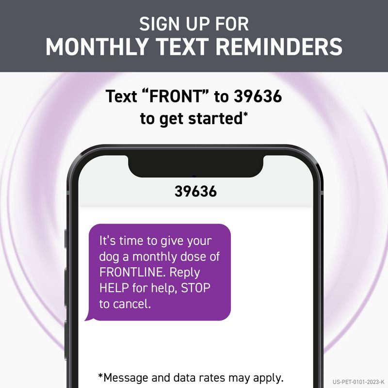 slide 10 of 11, Frontline Plus Flea and Tick Treatment for Dogs - M - 3 doses, 1 ct