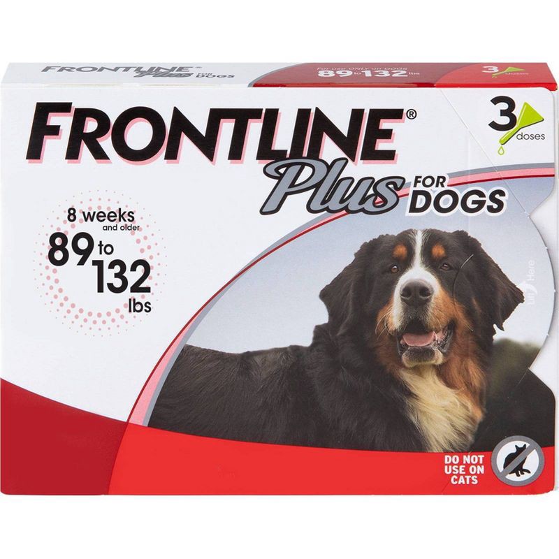 slide 1 of 6, Frontline Plus Flea and Tick Treatment for Dogs - XL - 3ct, 3 ct