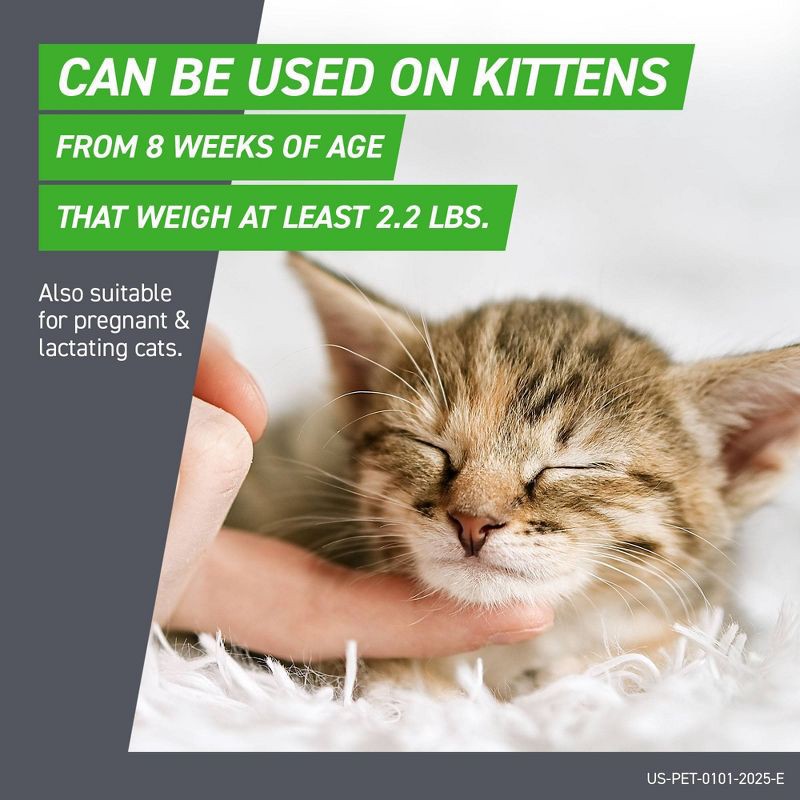 slide 7 of 8, Frontline Plus Flea and Tick Treatment for Cats and Kittens - 8 weeks and older - 3 Doses, 1 ct