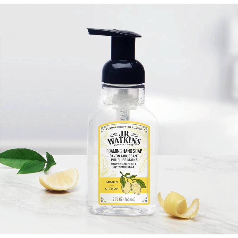 slide 2 of 4, J.R. Watkins Lemon Foaming Hand Soap - 9 fl oz, 9 fl oz
