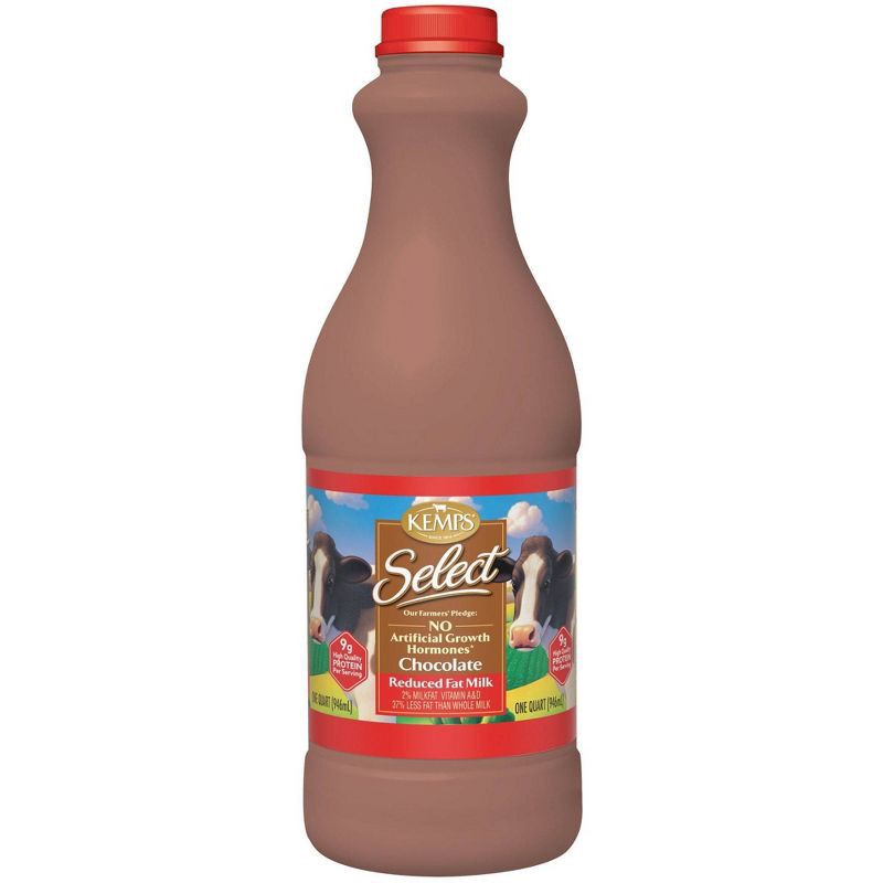 slide 1 of 3, Kemps 2% Chocolate Milk - 1 qt, 1 qt
