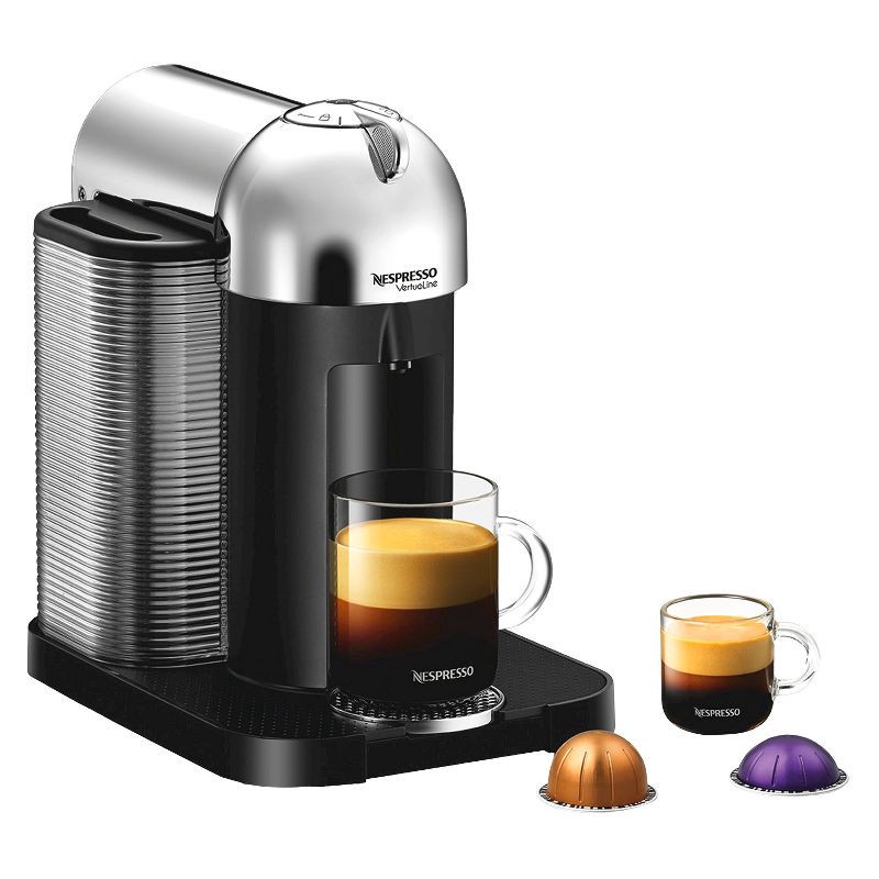 slide 3 of 3, Nespresso Vertuo Chrome Coffee Maker and Espresso Machine by Breville, 1 ct