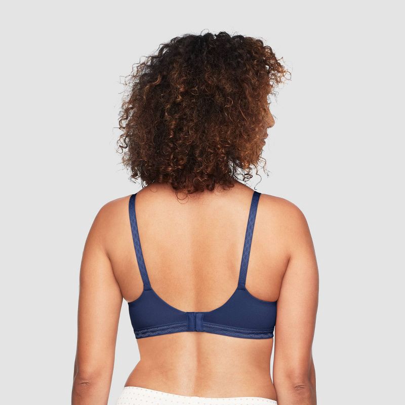 Simply Perfect by Warner's Women's Supersoft Wirefree Bra RM1691T - 34A  Navy 1 ct