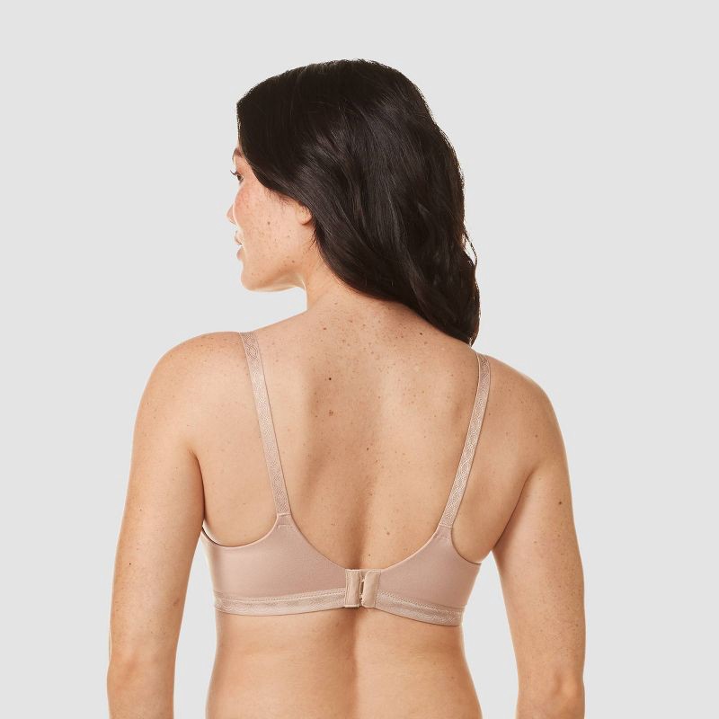 slide 2 of 6, Simply Perfect by Warner's Women's Supersoft Wirefree Bra RM1691T - 36B Roasted Almond: Medium Support, Padded, 1 ct