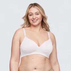 Simply Perfect by Warner's Women's Supersoft Wirefree Bra RM1691T - 34C White: Medium Support, Padded Cup