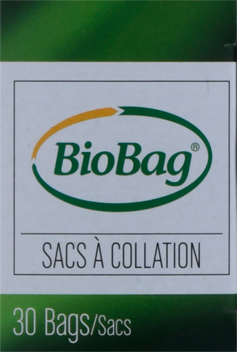 slide 3 of 11, BioBag Snack Size Resealable Bags 30 ea, 30 ct