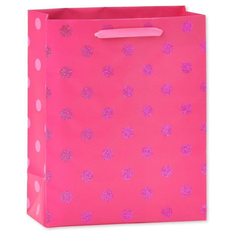 slide 1 of 2, Small Dotted Birthday Gift Bag Pink - Spritz™, 1 ct