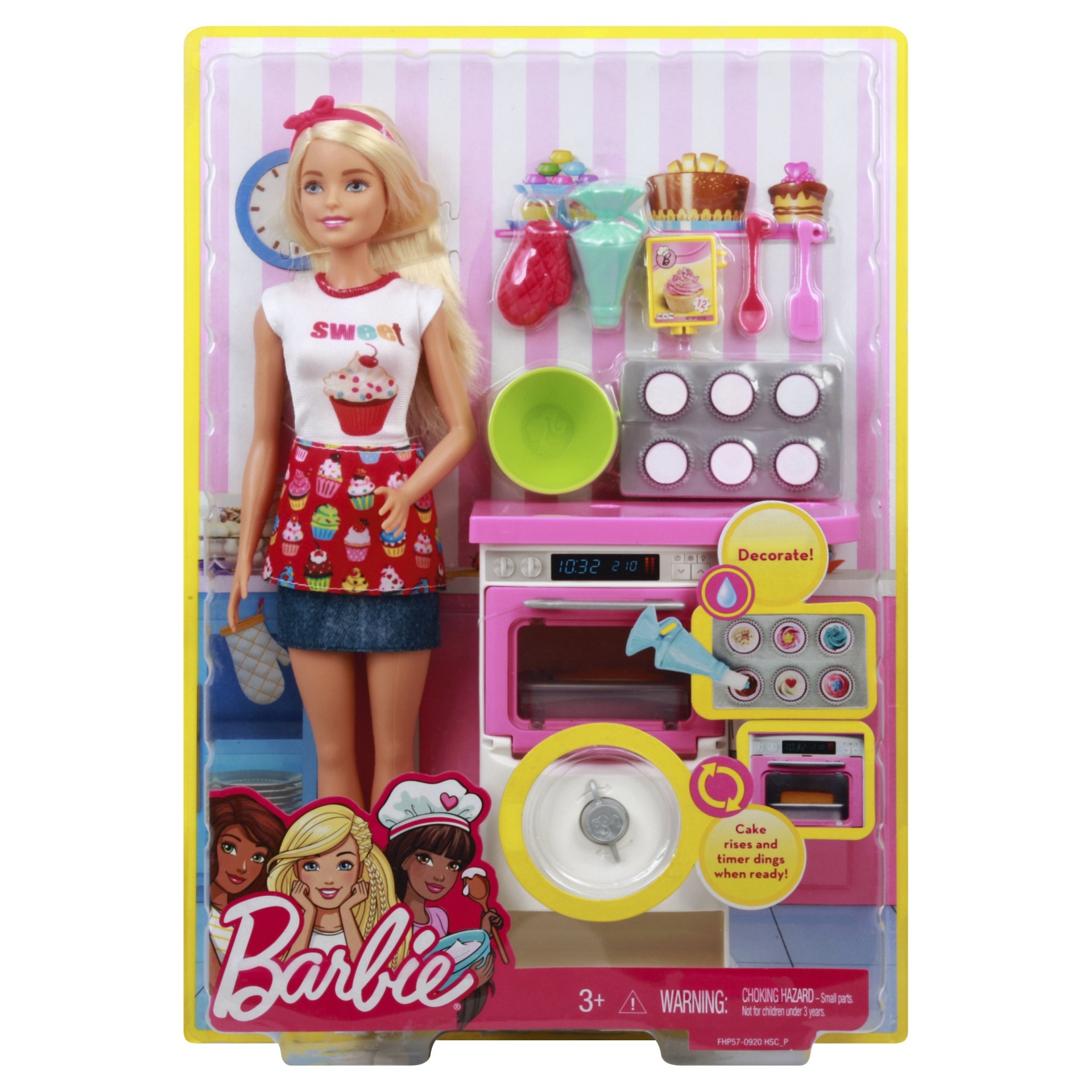 slide 1 of 14, Barbie Bakery Chef Doll And Playset, 1 ct