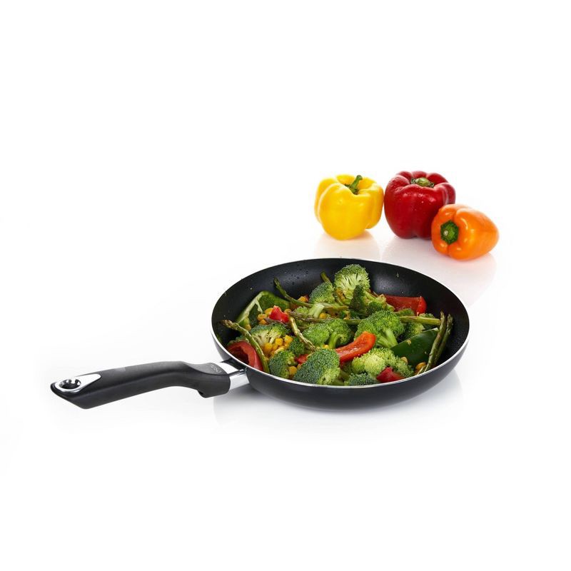 slide 6 of 9, IMUSA Nonstick 10" Bistro Saute Pan - Black: Aluminum Frying Pan with Stay-Cool Plastic Handle, Gas & Electric Compatible, 1 ct