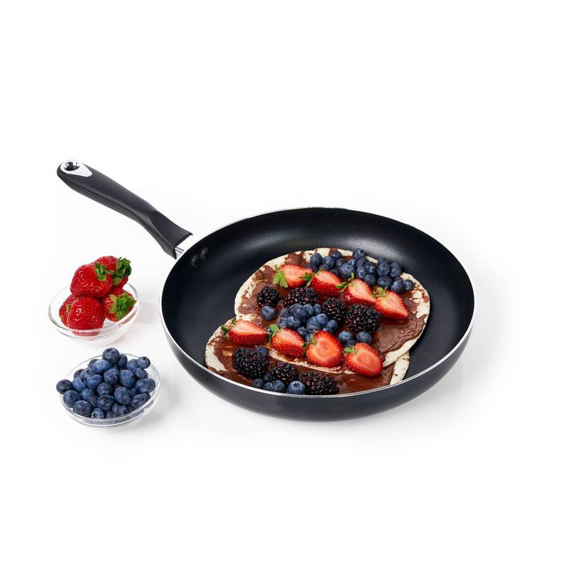 slide 6 of 9, IMUSA Nonstick 12" Bistro Saute Pan - Black, 1 ct