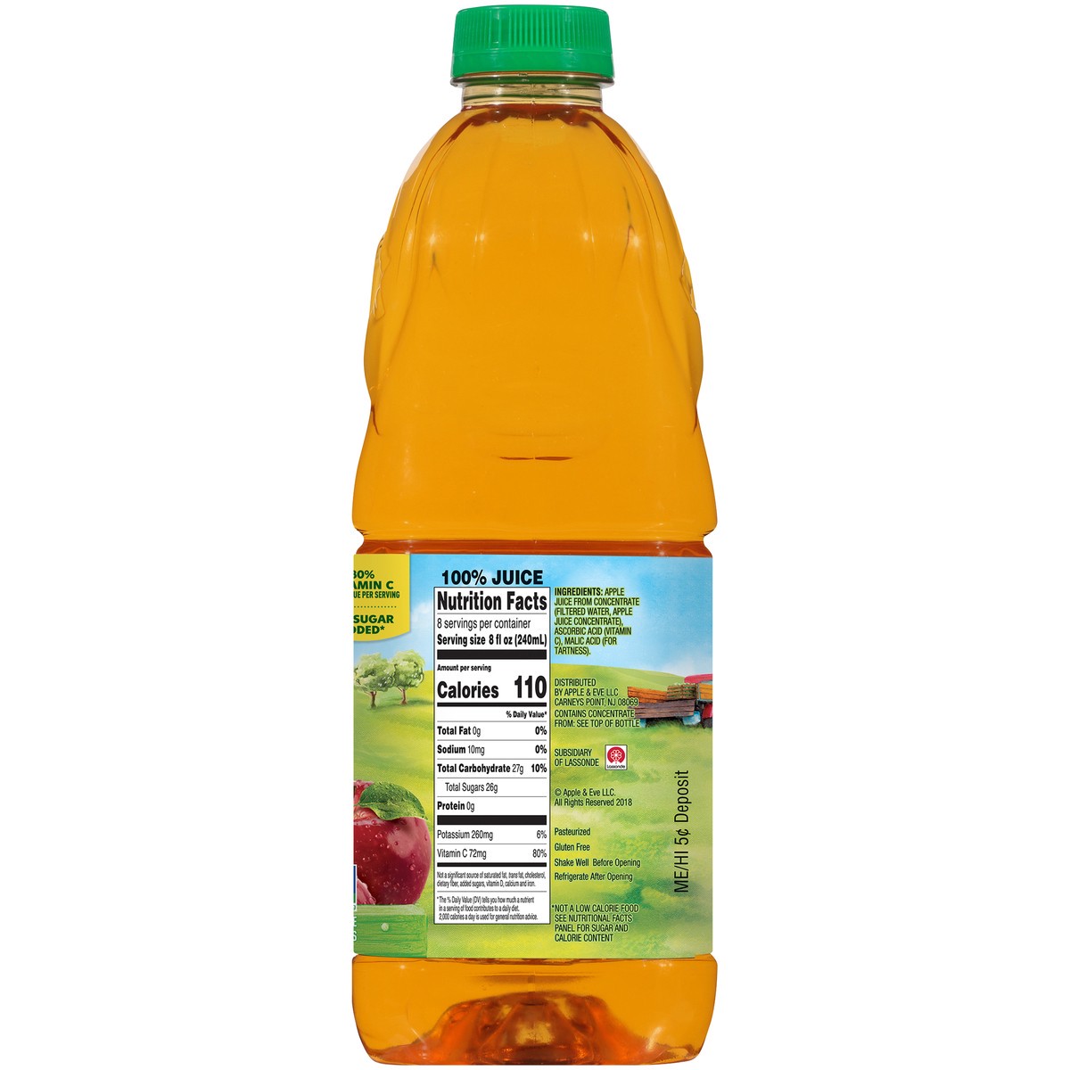 slide 3 of 8, Apple & Eve 100% Apple Juice - 64 fl oz, 64 fl oz