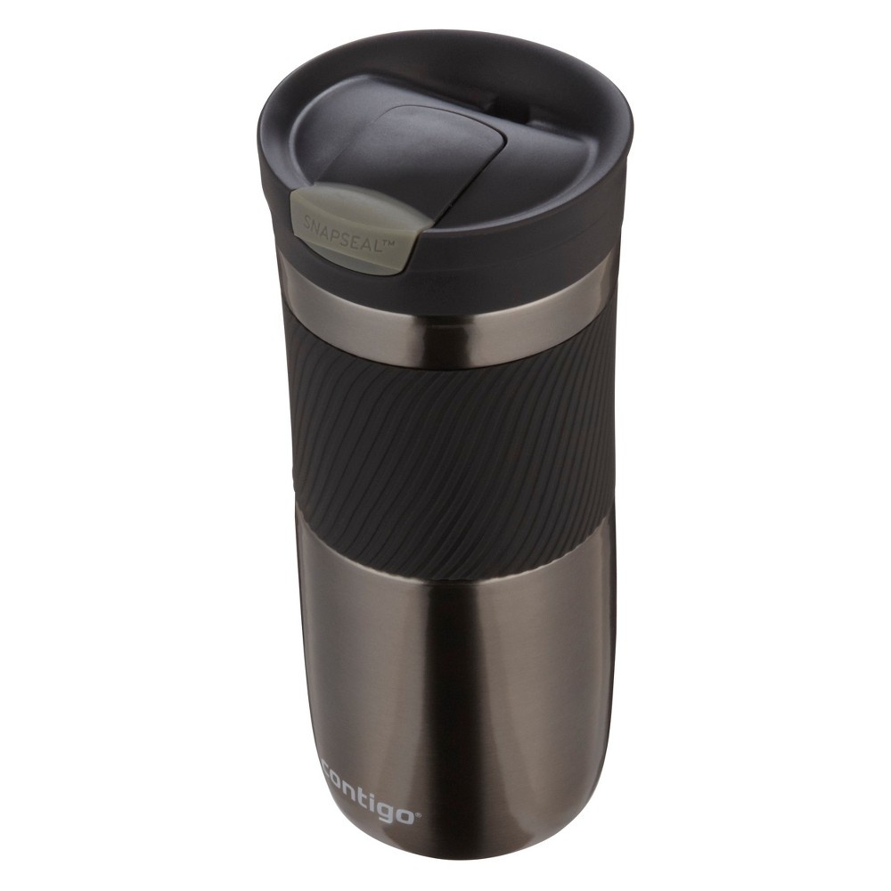 slide 4 of 4, Contigo Snapseal Stainless Steel Travel Mug - Gunmetal, 16 oz