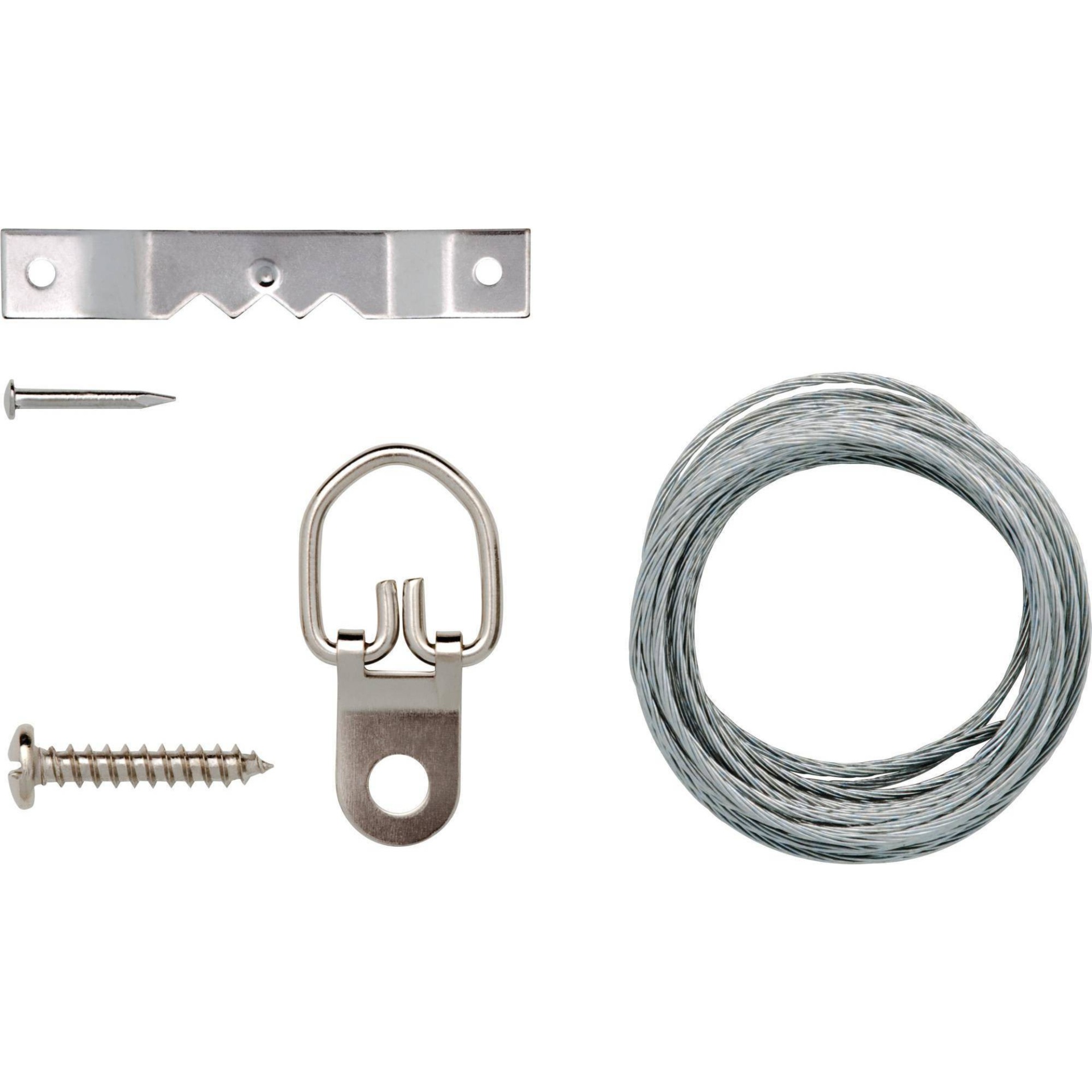 slide 1 of 3, Liberty Arrow 12pc Wire or Saw Tooth Picture Hanging Kit, 12 ct