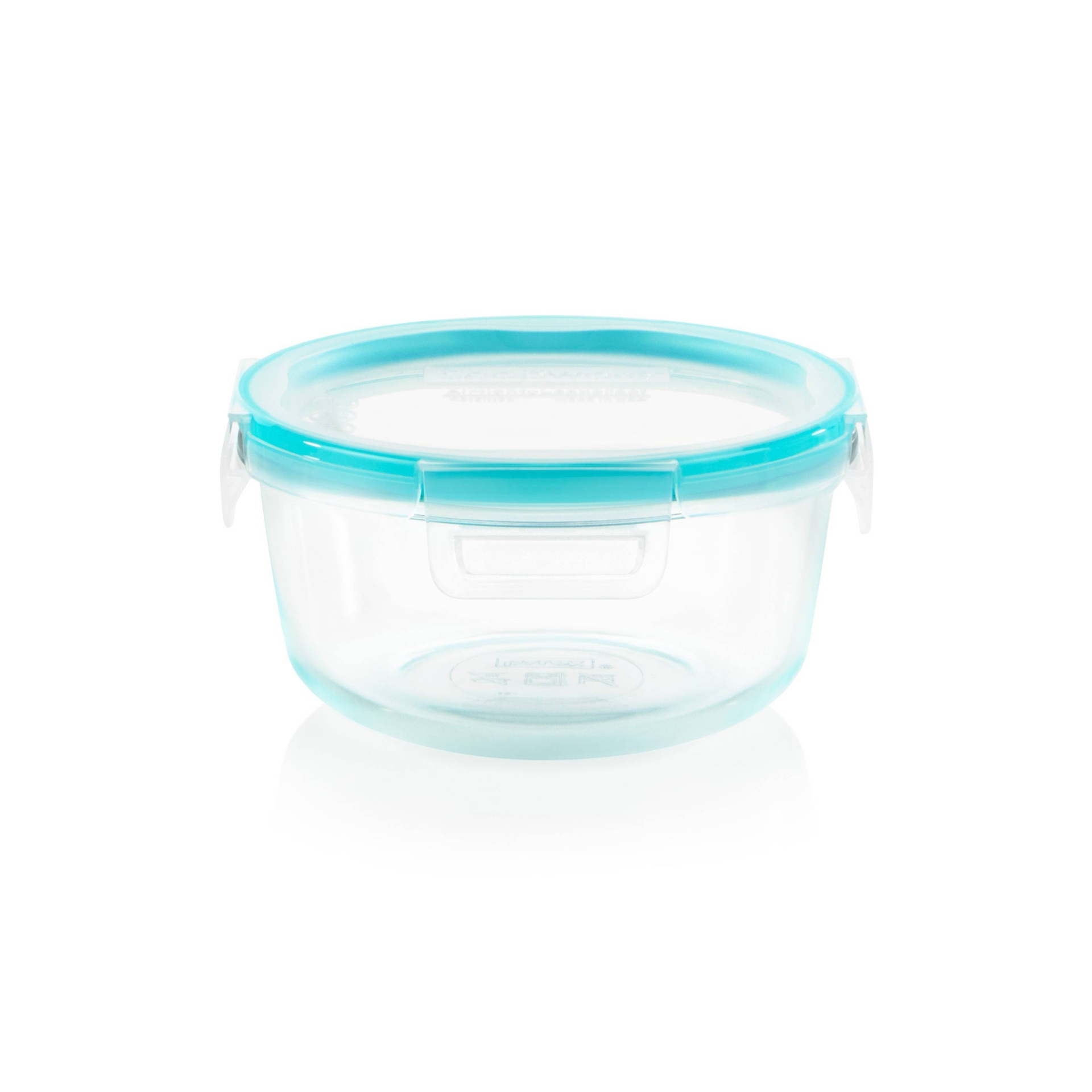 slide 1 of 4, Snapware Glass Medium Round Container - 4 Cup, 1 ct