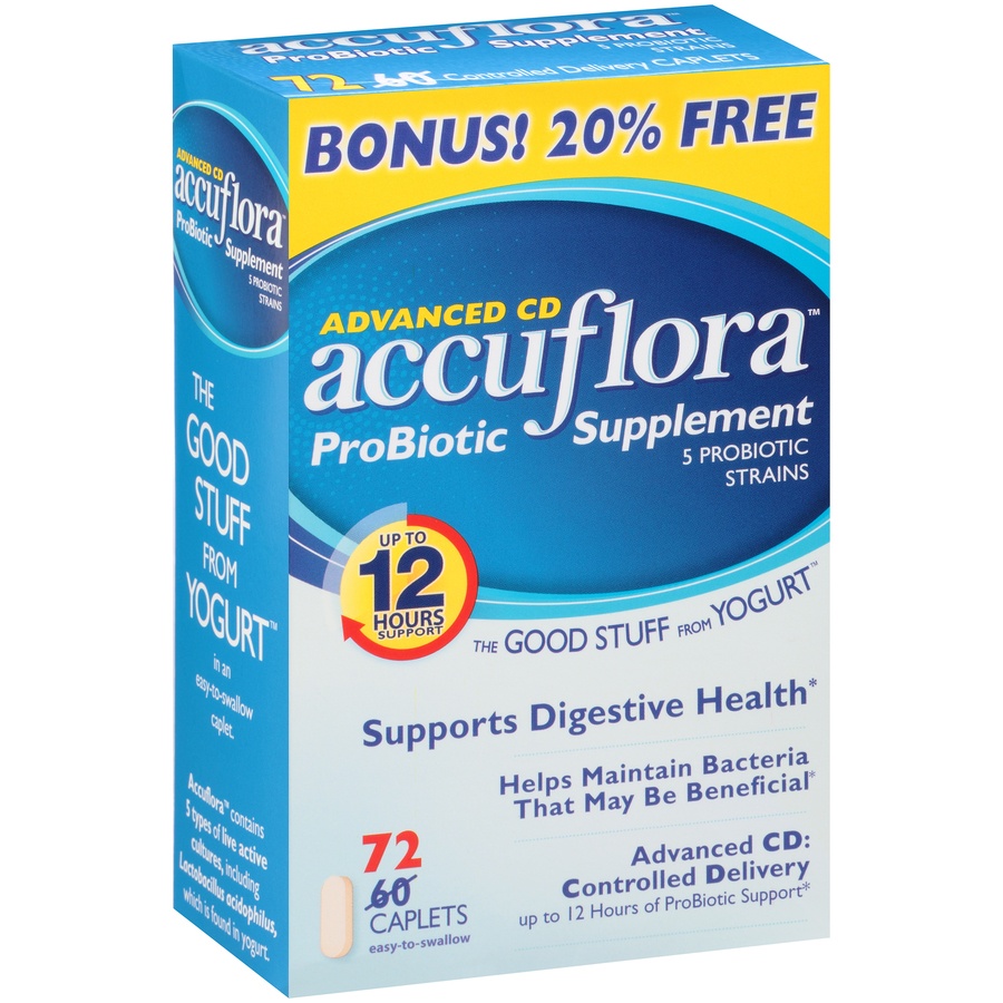 slide 7 of 7, Accu Flora Pro-Biotic Supplement, 60 ct