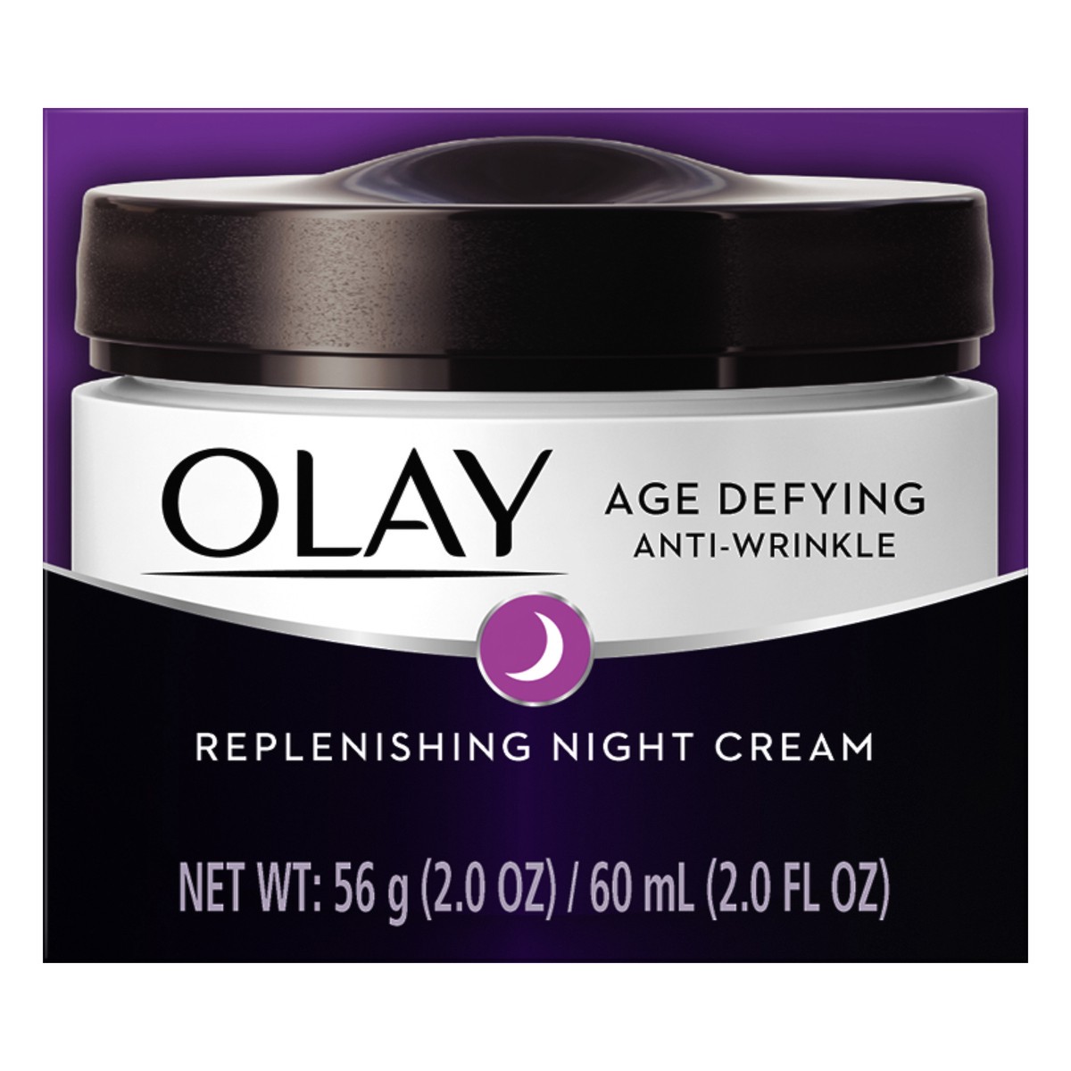 slide 4 of 4, Olay Age Defying Anti-Wrinkle Night Cream, 2.0 oz, 59 g