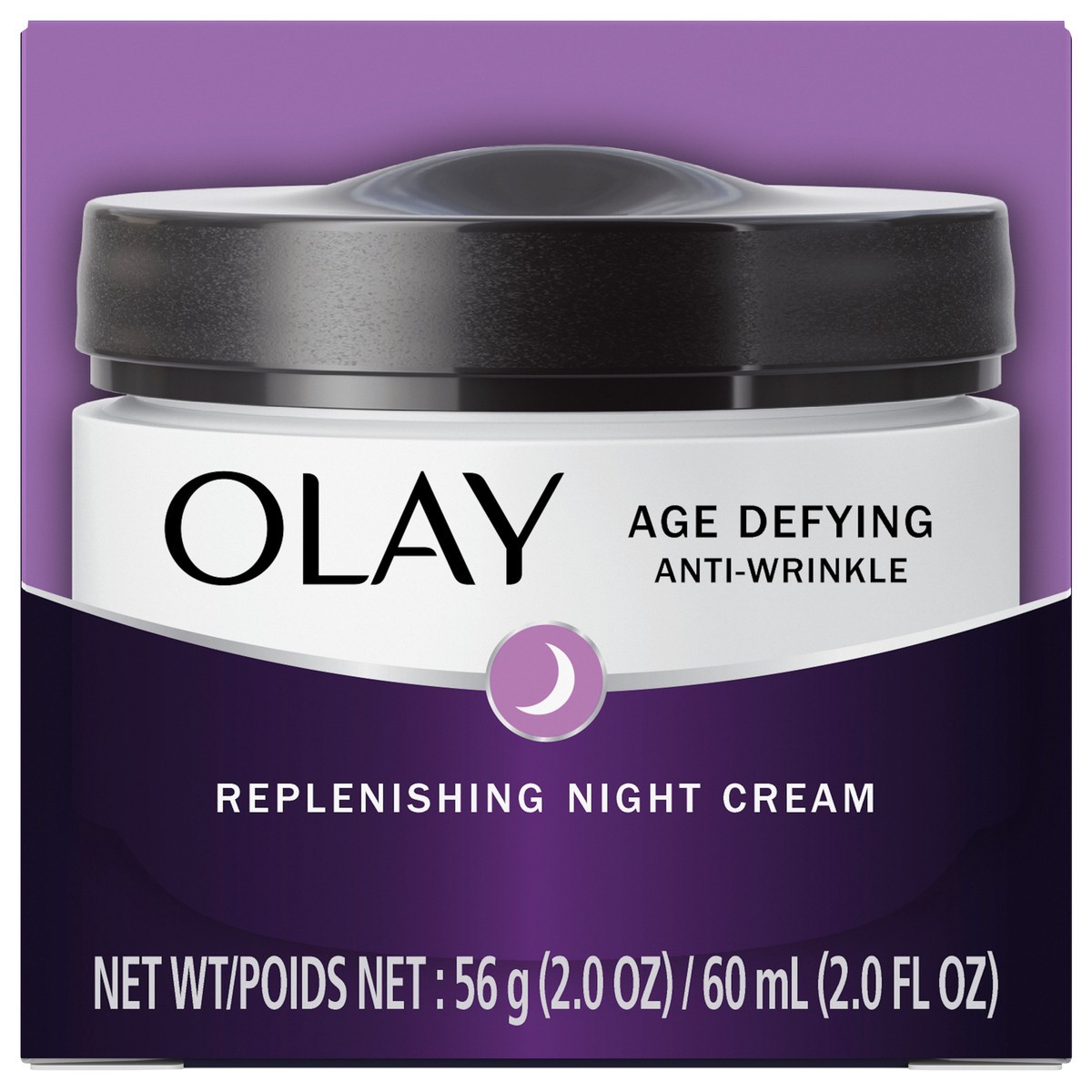 slide 1 of 4, Olay Age Defying Anti-Wrinkle Night Cream, 2.0 oz, 59 g