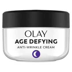 Olay Age Defying Anti-Wrinkle Night Cream, Anti-Aging Face Moisturizer, 2.0 oz