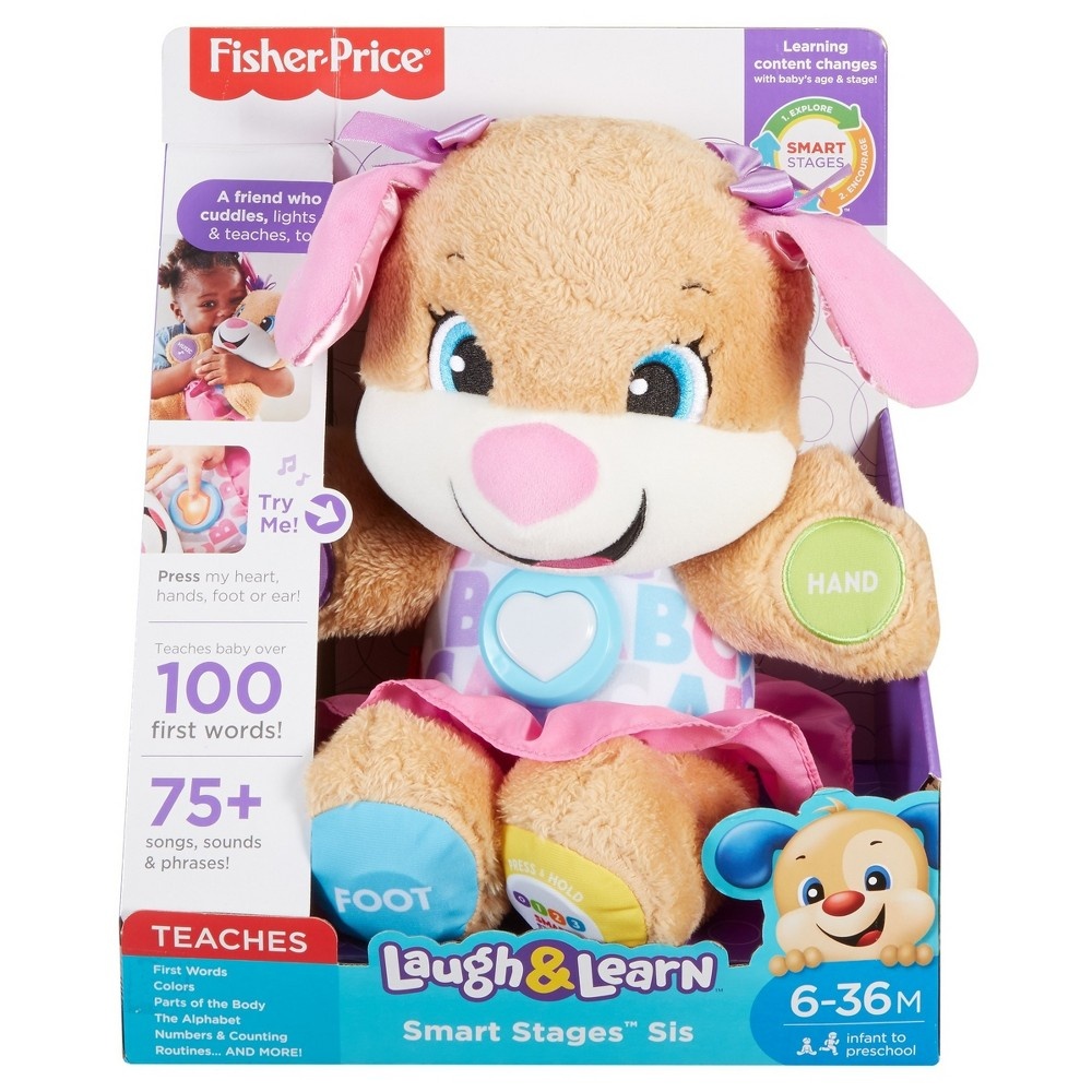 slide 14 of 16, Laugh & Learn Fisher-Price Laugh and Learn Smart Stages Puppy - Sis, 1 ct